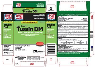 Carton Label (Ddm Tussin Dm Cough And Chest Congestion 20ct)